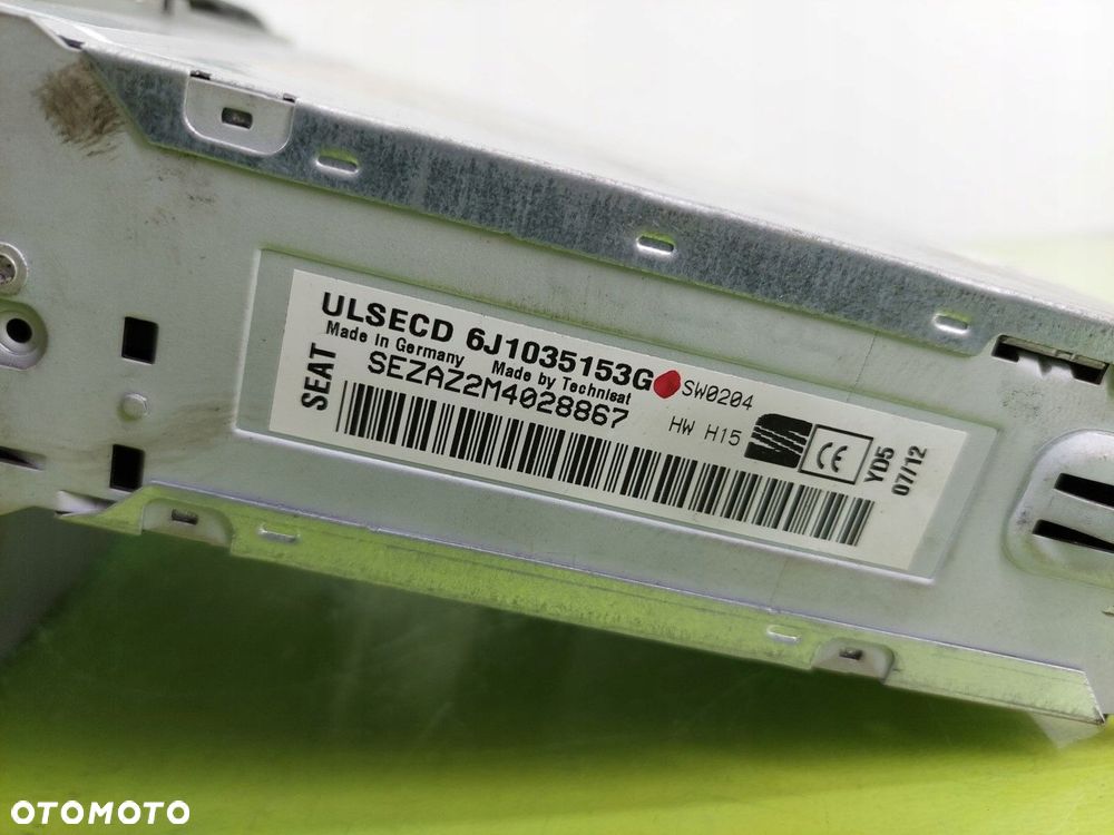 Radio Seat Ibiza IV 2009-2017 6J1035153G ORYGINAŁ - 4