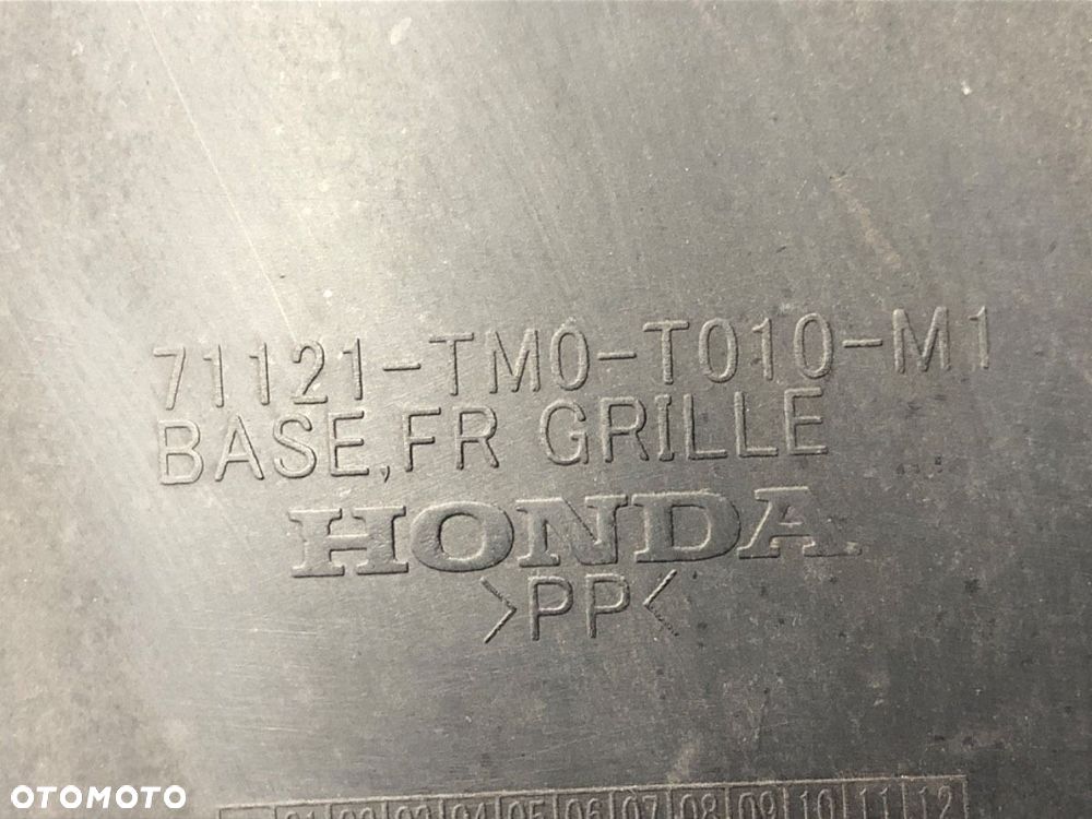 ATRAPA GRILL  HONDA CITY V sedan (GM2, GM3) 2008 - 2022 1.4 i-V TEC 73 kW [99 KM] benzyna 2008 - - 5