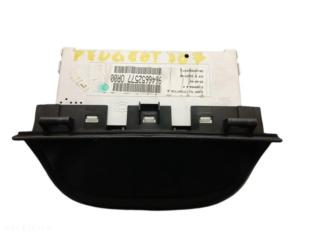 WYSWIETLACZ PEUGEOT 307 9646652577 - 2