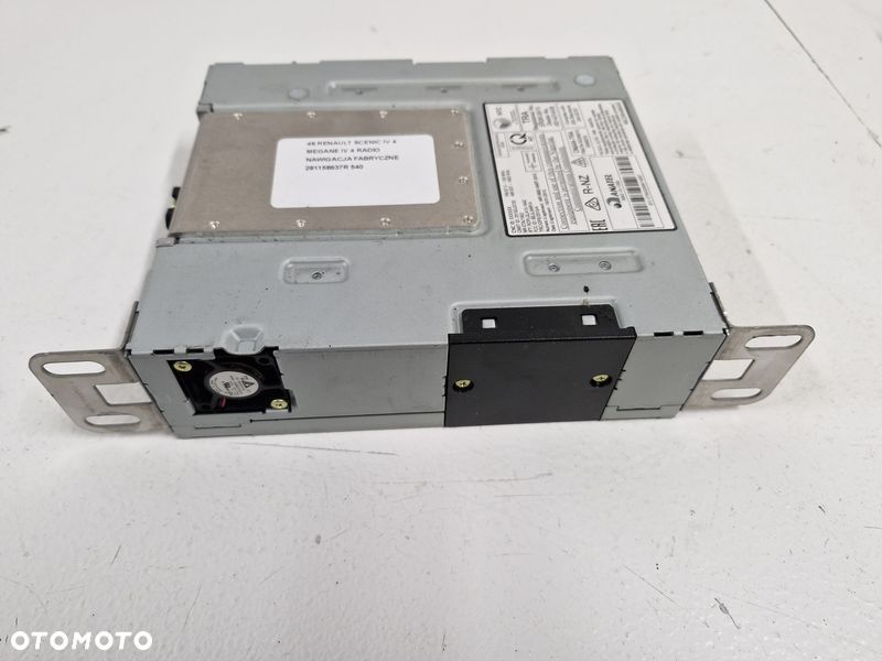 RENAULT SCENIC IV 4 MEGANE IV 4 RADIO NAWIGACJA FABRYCZNE 281158637R - 1