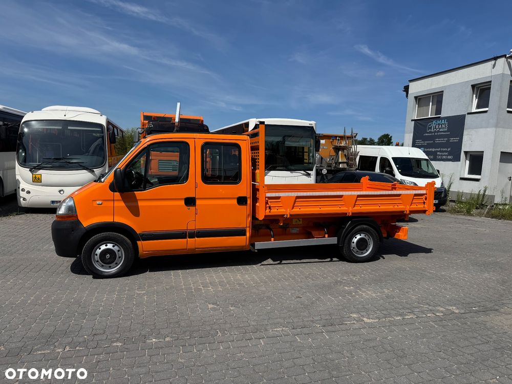 Renault Master Wywrotka 3 Stronna Klimatyzacja Brygadowka 7 Osób Doka 2010r. 2.5DCi Kiper I wł. Wywrot - 5