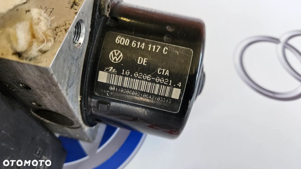 VW Polo 9N Seat Ibiza III Pompa hamulcowa ABS Sterownik pompy 6Q0907379E 6Q0614117C - 4