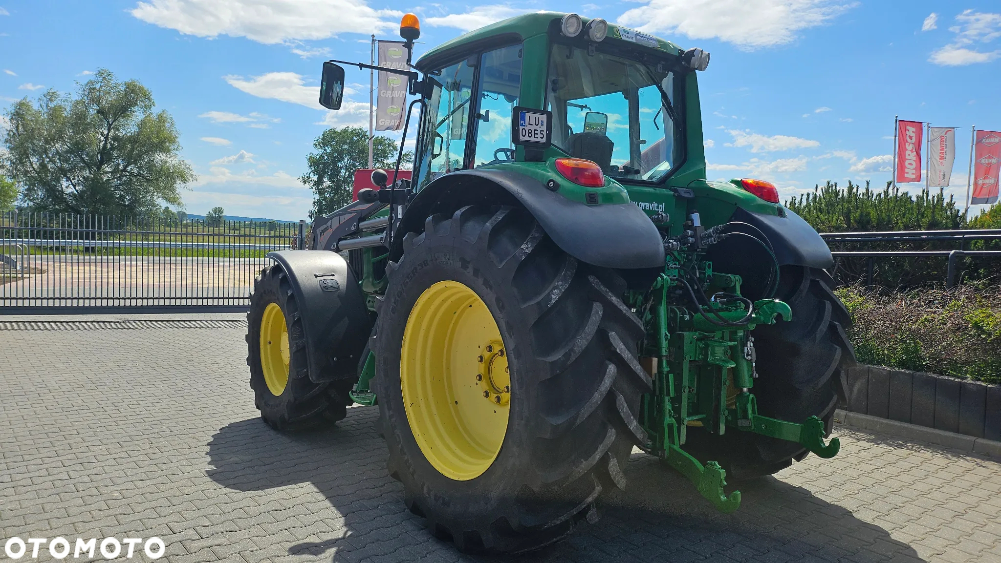 John Deere JD 6830 Premium + ładowacz, 6 cyl, nowe opony, pneumatyka, stan bdb! - 8