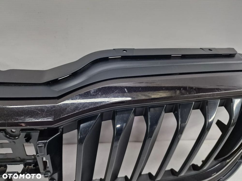 SKODA SCALA 657 18- CZARNA ATRAPA / GRILL PRZEDNI PRZÓD , NR 657853653 , NR AUKCJI GL351 - 6