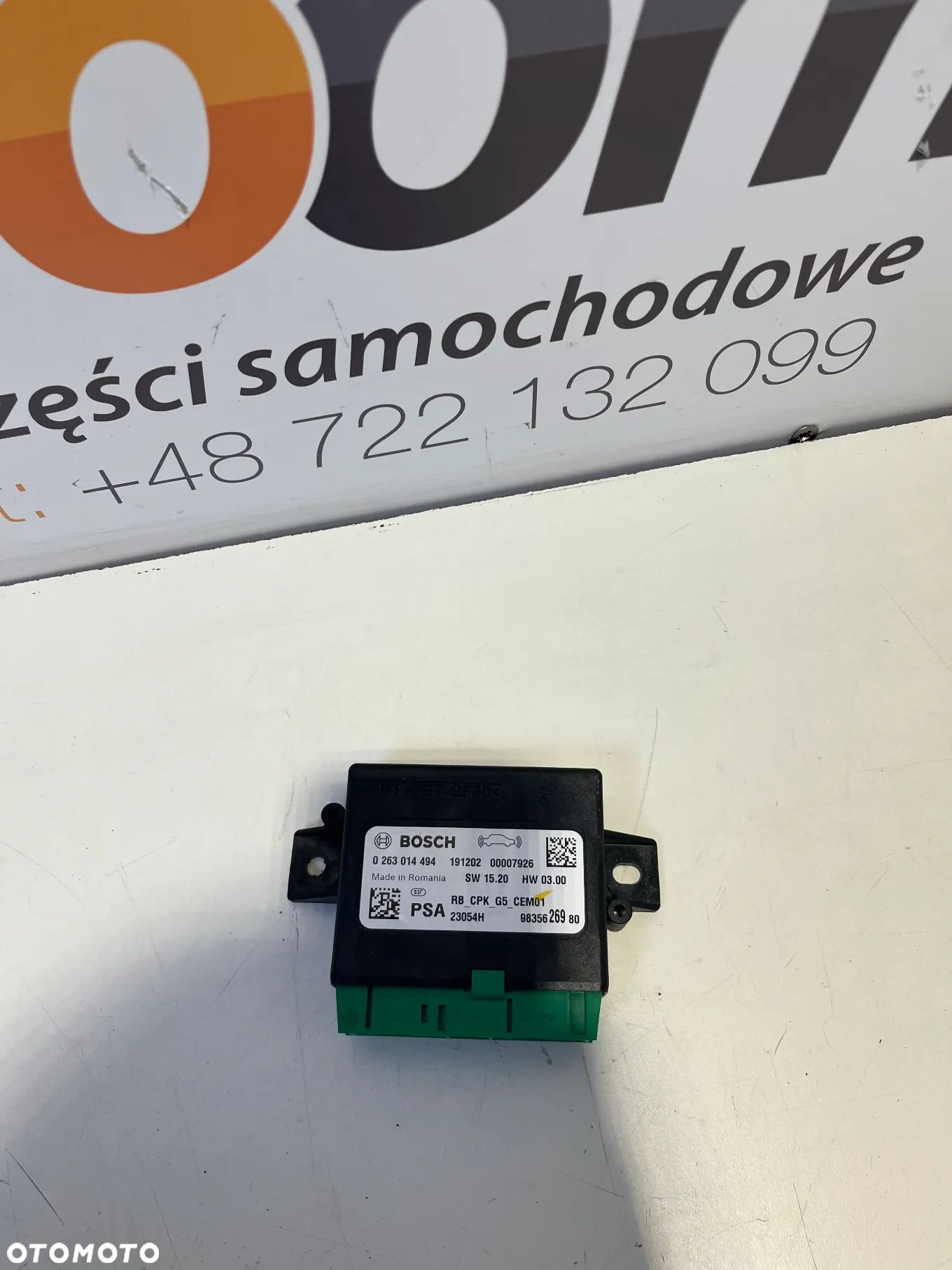 PEUGEOT 3008 II LIFT 5008 II LIFT 9835626980 MODUŁ STEROWNIK PDC - 1