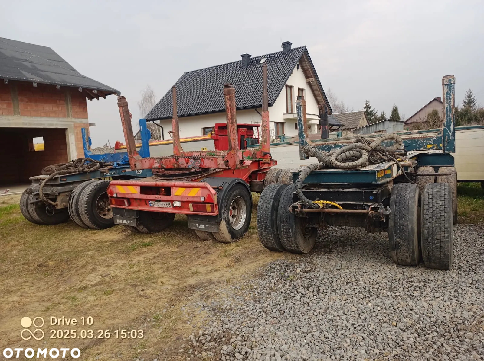 Przyczepa do drewna dłużycy lasu Doll Hutner Glogger - 13