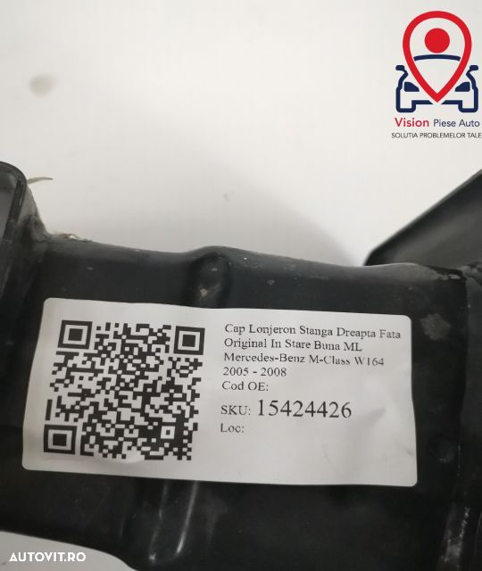 Cap Lonjeron Stanga Dreapta Fata Original In Stare Buna ML Mercedes-Be - 7