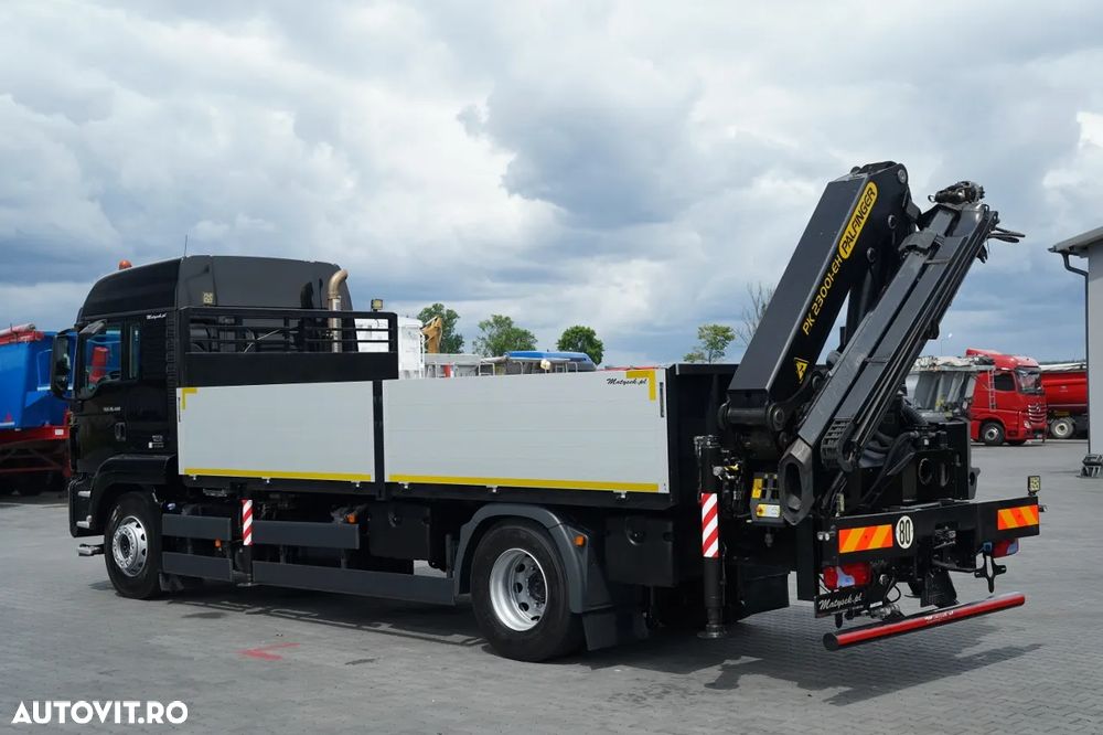 MAN TGS 18.460 / 4X2 / DROPSIDE / PALFINGER PK 230001 / MAX. LOAD CAPACITY: 5,950 KG / NAVI / ROTATOR / PARKING AIR CONDITIONING / MANUAL / EURO 6 - 13
