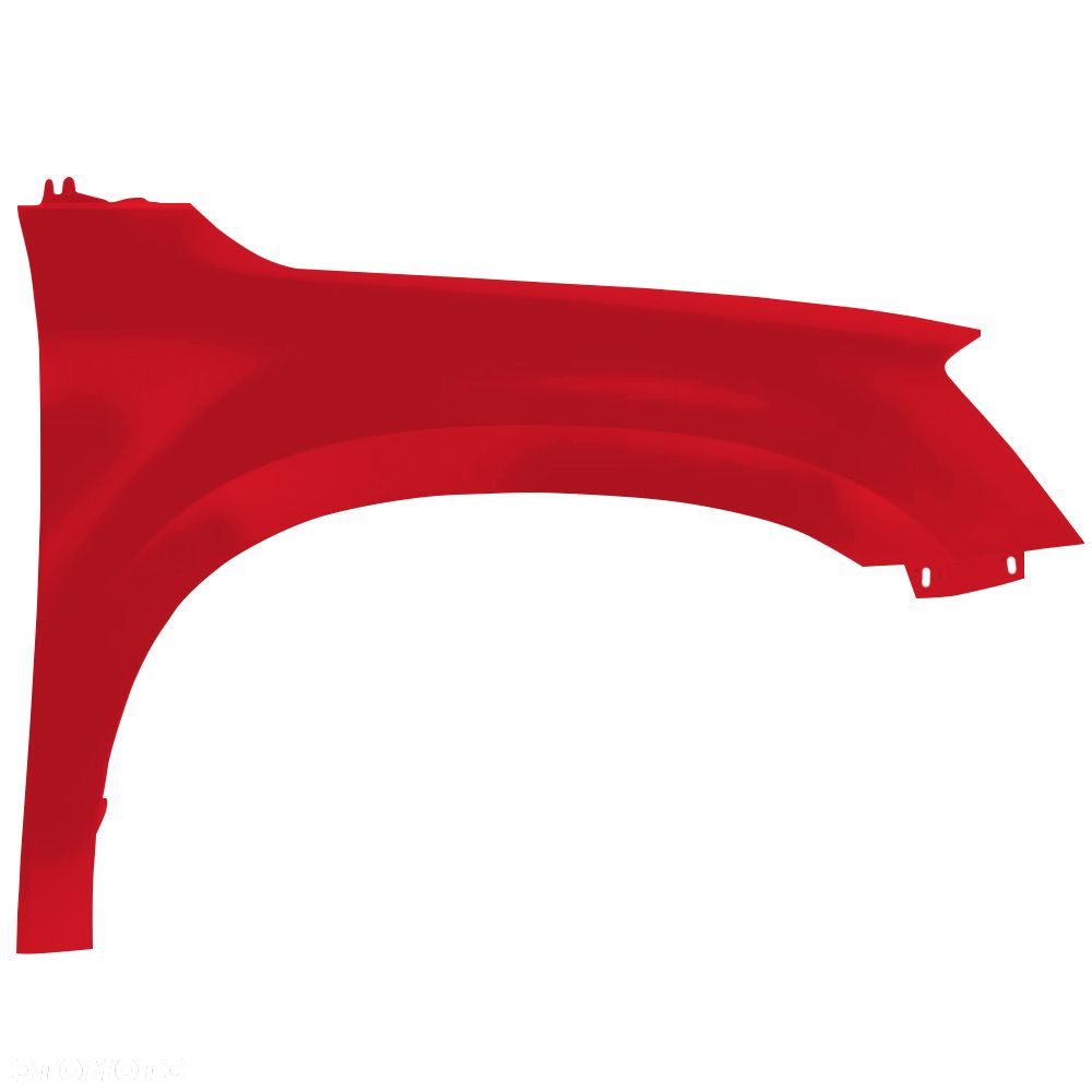 BLU Błotnik SKODA YETI 5L LF3K prawy przód czerwony 2009-2013 CorridaRot - 2