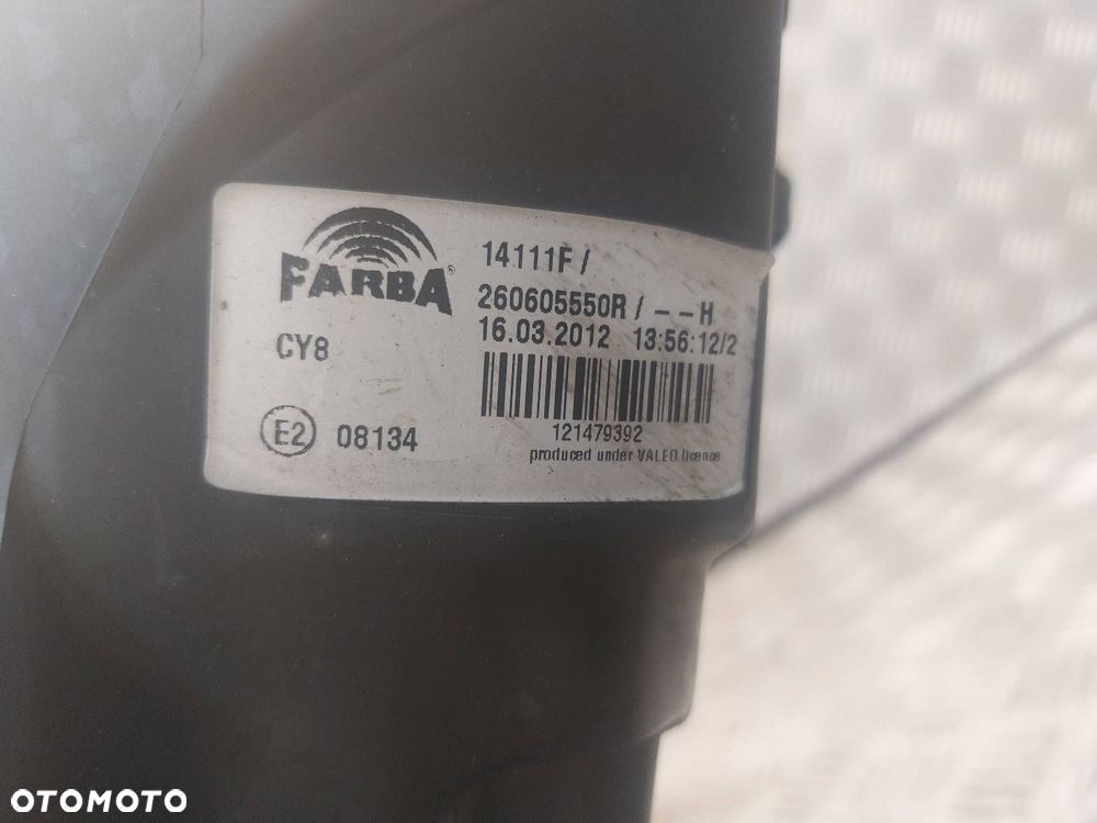 LAMPA LEWY PRZÓD RENAULT CLIO III LIFT USZKODZONA 09-12r EUROPA - 3