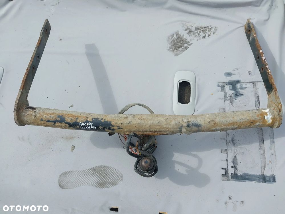 Hak holowniczy KOMPLETNY tabliczka wiązka Volkswagen Sharan 1 Lift Seat Alhambra I FL Ford Galaxy Mk2 Westfalia - 5