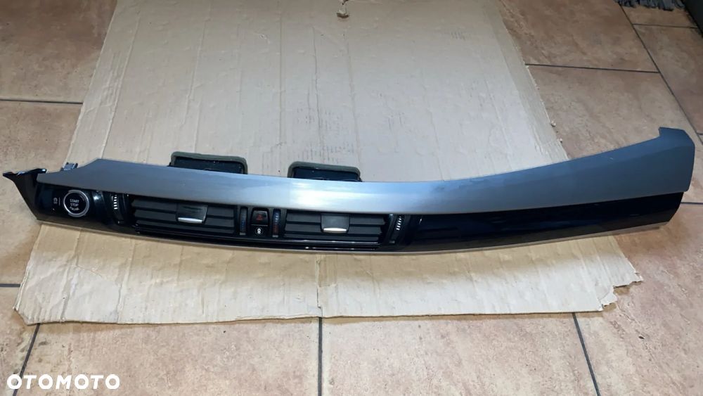 KRATKA ŚRODKOWA DEKOR KONSOLI LISTWA BMW X5 F15 X6 F16 925264810 927047208 - 1