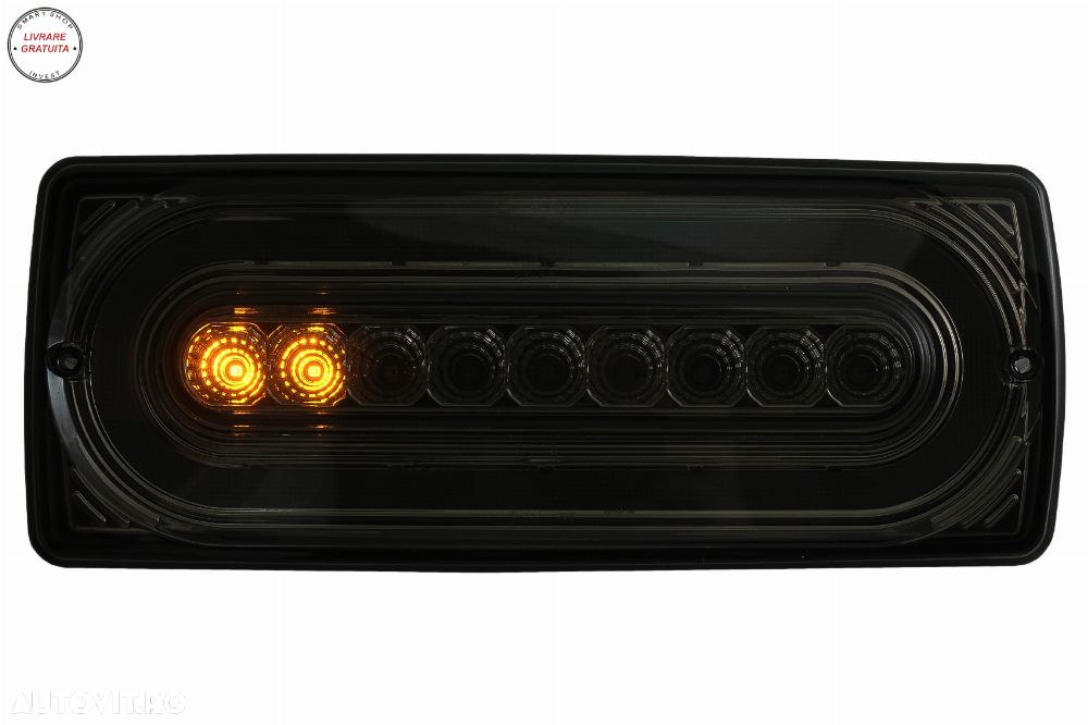 Stopuri Full LED Mercedes W463 G-Class (1989-2017) Semnal Secvential Dinamic Fumur- livrare gratuita - 8