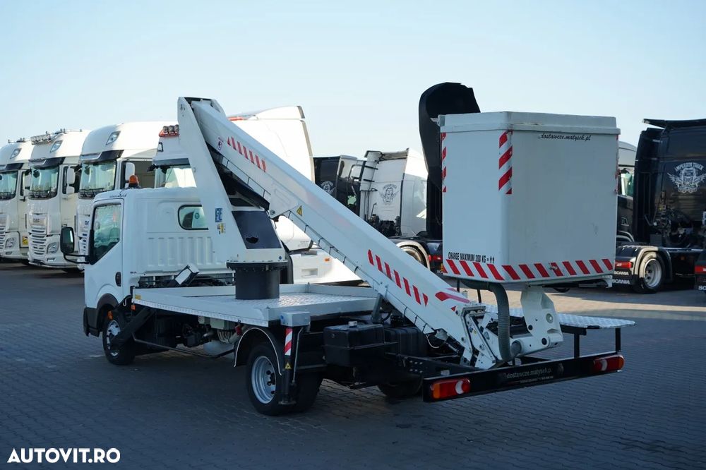 Nissan CABSTAR / ELEVATOR DE 20 DE METRI / GSR E200TE4 / DUBLU / CAPACITATE DE RIDICARE - 200 kg / 4 STABILIZATOARE / - 13