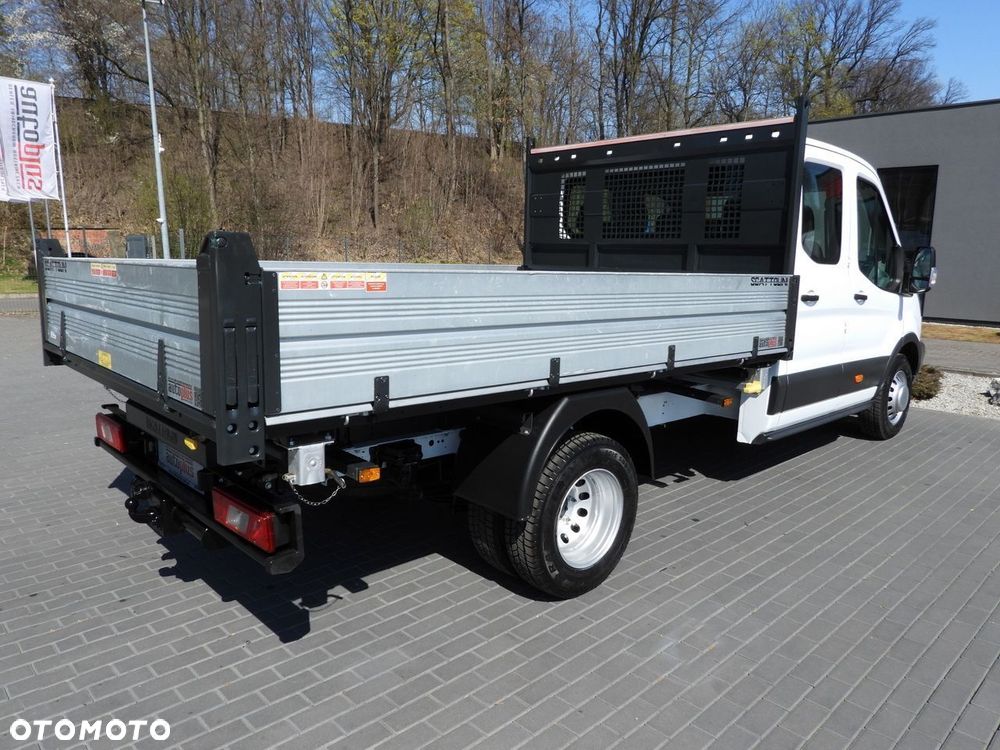 Ford TRANSIT WYWROTKA TROJSTRONNA PODWÓJNA KABINA DOKA 7 MIEJSC TEMPOMAT BLIŹNIACZE KOŁA KLIMATYZACJA  130KM - 16