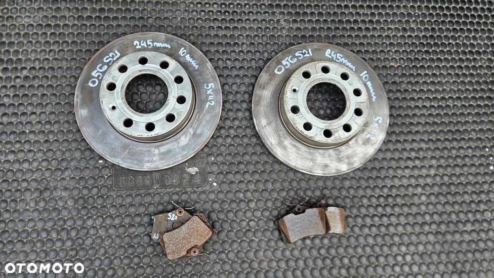 Tarcze Tarcza 288mm 245mm 5x112 Klocki Hamulce Przód Przednie Tył Tylne Audi A4 B6 B7 - 24