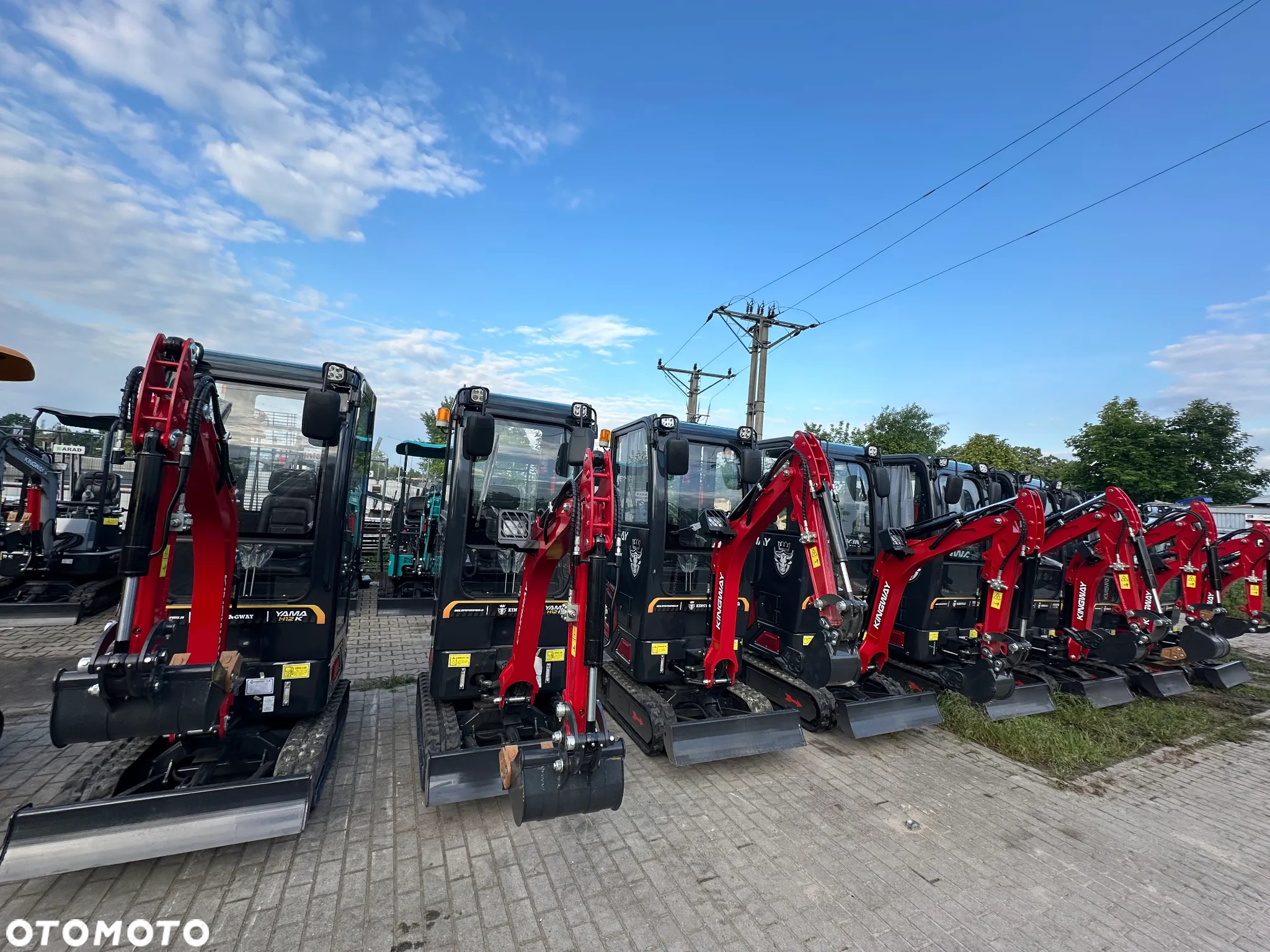 Kingway YAMA H12K Kabina Chłodnica Joistick 1200kg Ramię SKR + 3 łyżki - 3