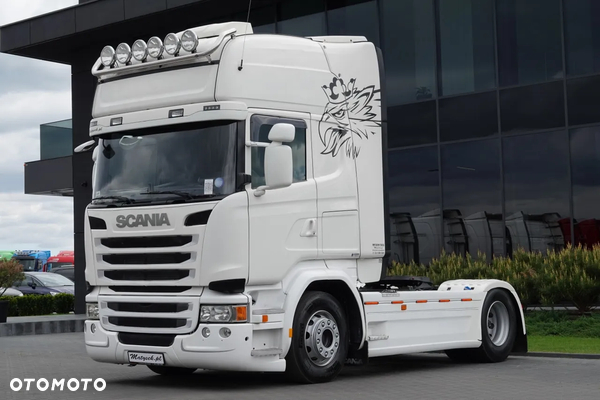 Scania R 490 / TOPLINE / RETARDER / CAŁA NA PODUSZKACH / KLIMA POSTOJOWA / OPONY 100 %  PO KONTRAKCIE SERWISOWYM