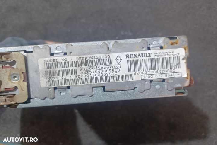 Radio cd 8200377864 Renault Scenic 1 [facelift] [1999 - 2003] Minivan - 4