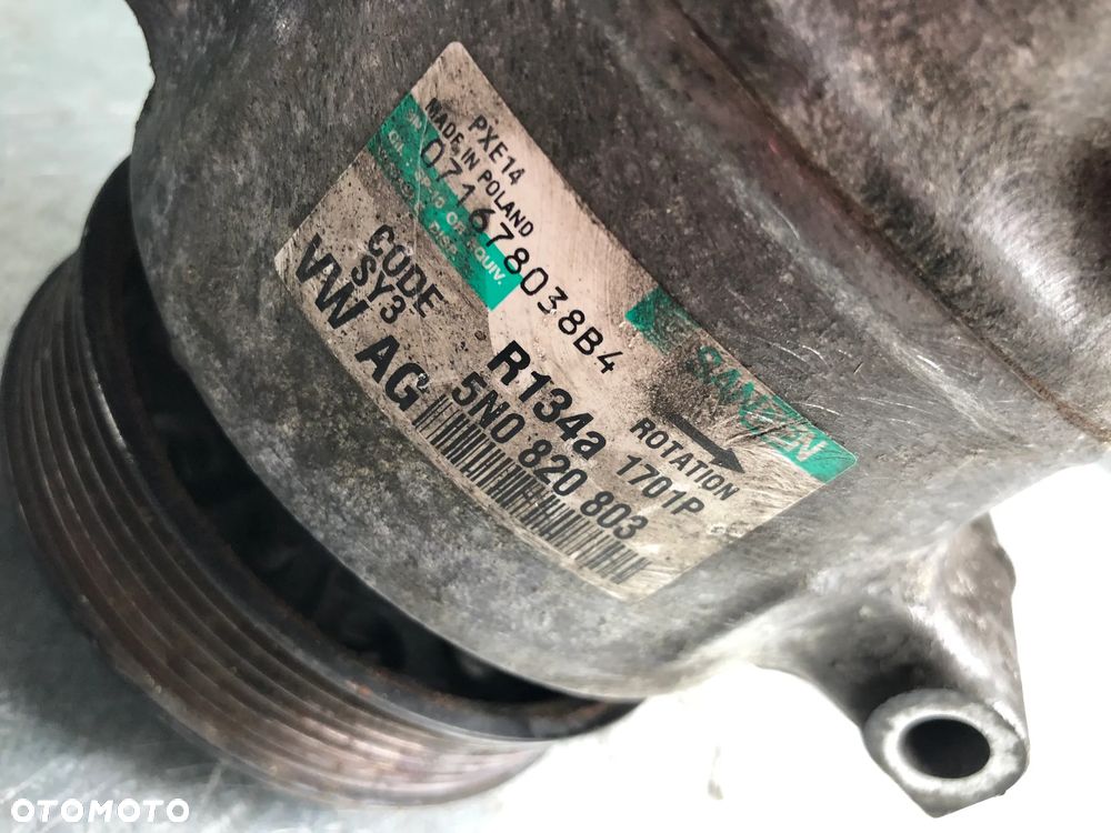 SP-56. Kompresor Sprężarka Klimatyzacji 6PK 5N0820803 Audi A3 8P VW Golf V 2.0TDI - Wysyłka - 2