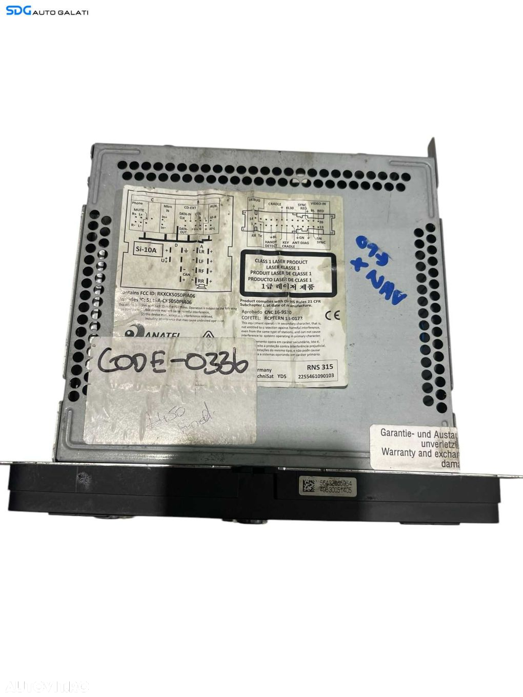 Navigatie Radio CD Player Amundsen RNS315 Skoda Superb 2 2008 - 2015 Cod 3T0035197A [S0125] - 2