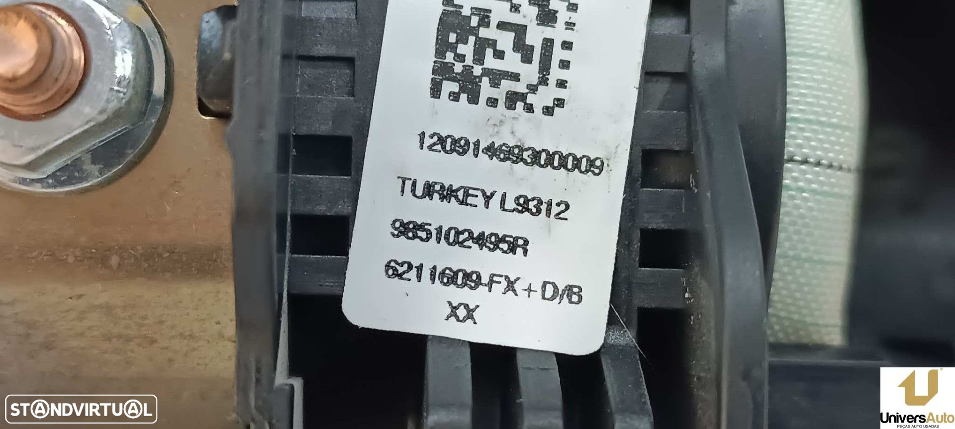 AIRBAG FRENTE ESQUERDO RENAULT TWIZY BLACK SPORT EDITION - 2