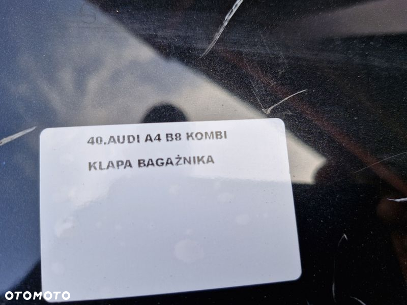 AUDI A4 B8 KOMBI KLAPA BAGAŻNIKA TYŁ TYLNA - 2