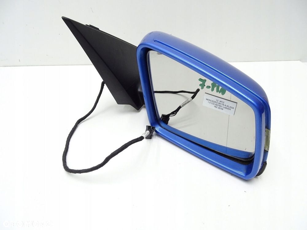 LUSTERKO PRAWY PRZÓD PRAWE PRZEDNIE MERCEDES W176 A-KLASA LAKIER 162 7 PIN - 2