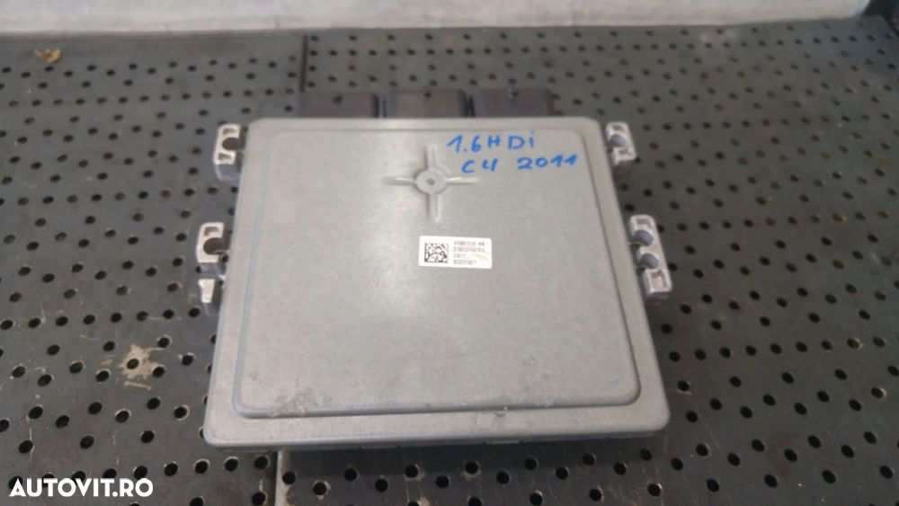 Ecu calculator motor 1.6 hdi citroen c4 2 nc 9804127280 s180123008c - 3
