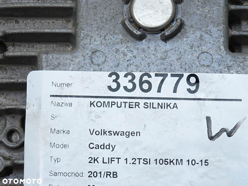 KOMPUTER SILNIKA - 626.00 PLN - VW CADDY III Nadwozie pełne/minivan (2KA, 2KH, 2CA, 2CH) 2004 - - 5