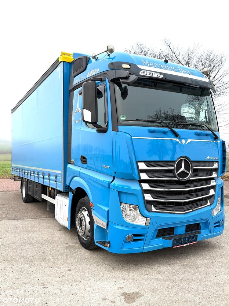 Mercedes-Benz ACTROS 1833 / FIRANKA/ WINDA / NOWY TACHOGRAF G2V2 / NOWE OPONY / 19PALET / 8TON ŁADOWNOŚCI / AUTOMAT / DUŻY SILNIK  / SYPIALKA / SERWISOWANY / 2018 / JAK NOWY  / - 2