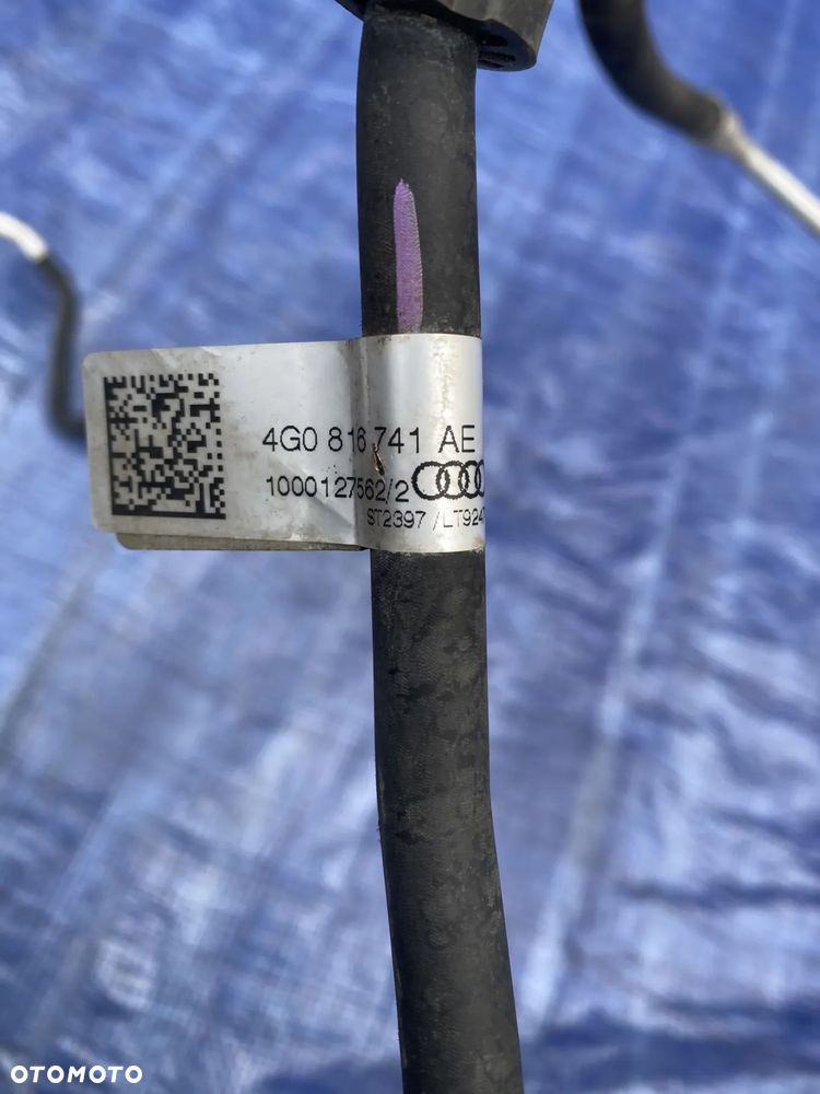 PRZEWÓD WĄŻ RURKA KLIMATYZACJI KLIMY AUDI A6C7 A7 S6 4G0816721Q  4G0816741AE - 4