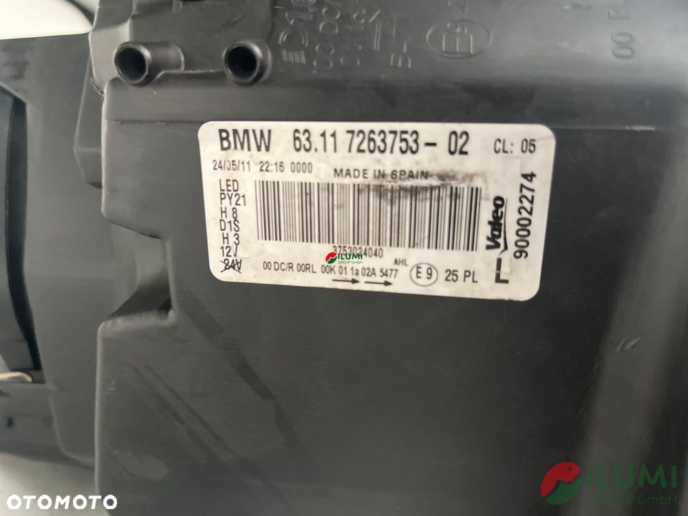 BMW 1 E87 E82 E88 Lift Xenon Kl Reflektor Lewy 7263753 - 12