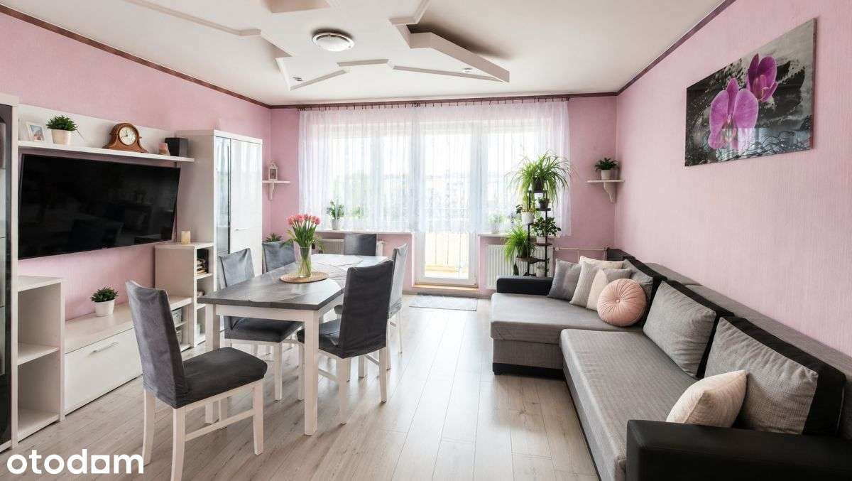 Duże, 3 pokojowe, bardzo słoneczne mieszkanie!