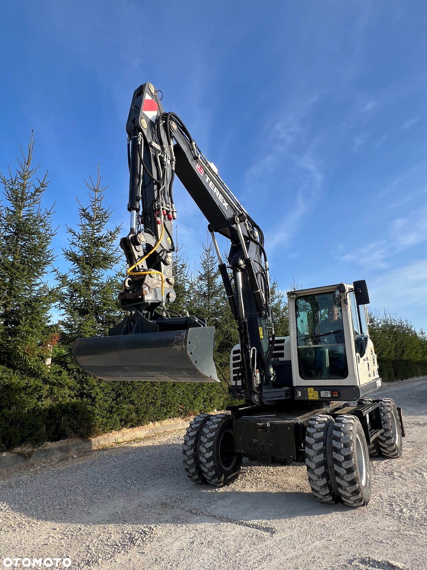 Terex Koparka kołowa TEREX TW110 3x łamane ramię TRIOLE BOOM wersja SPEED 4x4x4 2biegowa 40km/h 1 wł kpl dokumentów KLIMATYZACJA 11ton 4xoś skrętna TW 110  centr smarowanie Cat 313 DEUTZ Volvo Schaeff Jcb - 28