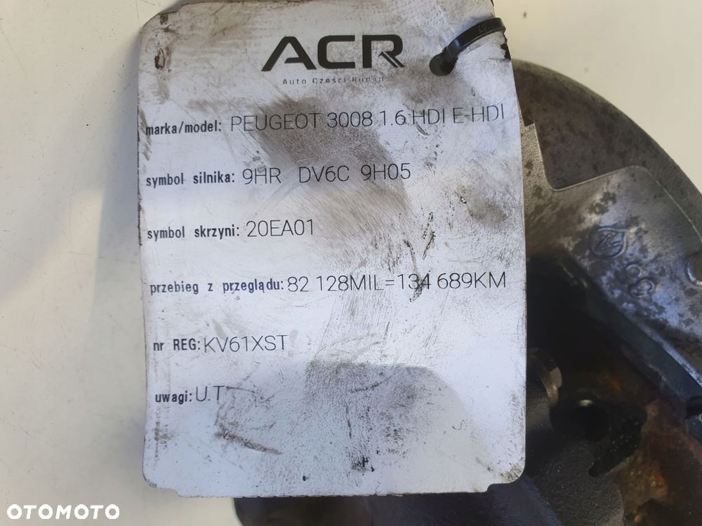 TURBOSPRĘŻARKA Peugeot 3008 1.6 HDI _ 9686120680-06 - 8