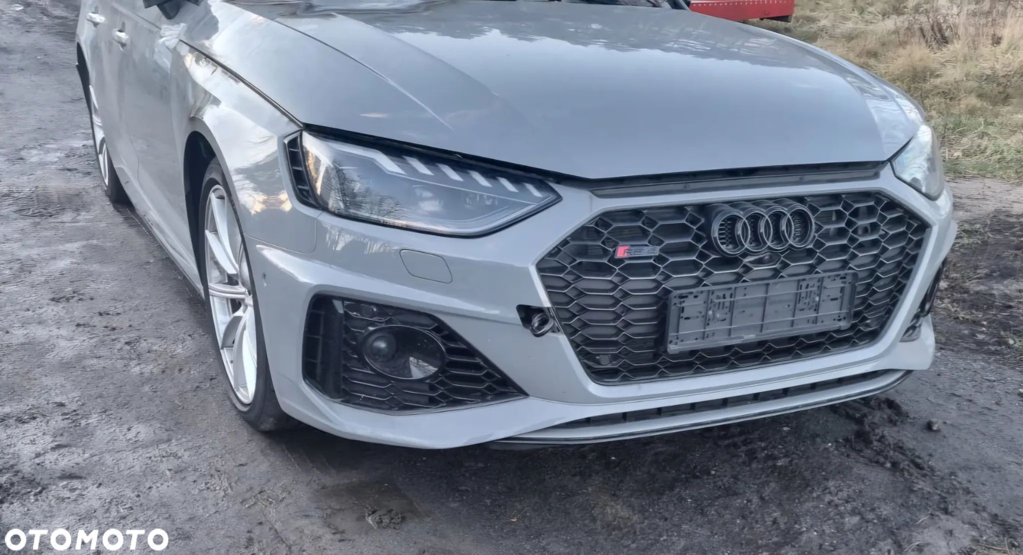 Przód kompletny maska zderzak pas chłodnice lampy błotniki Audi Rs4 B9 Lift 2.9 TFSI 21r. - 1