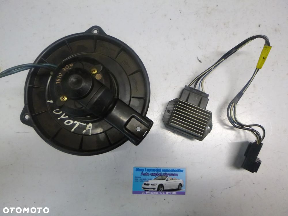 DMUCHAWA 194000 + REZYSTOR 499300-2121 TOYOTA AVENSIS II T25 2,0 16V 2003r - 1