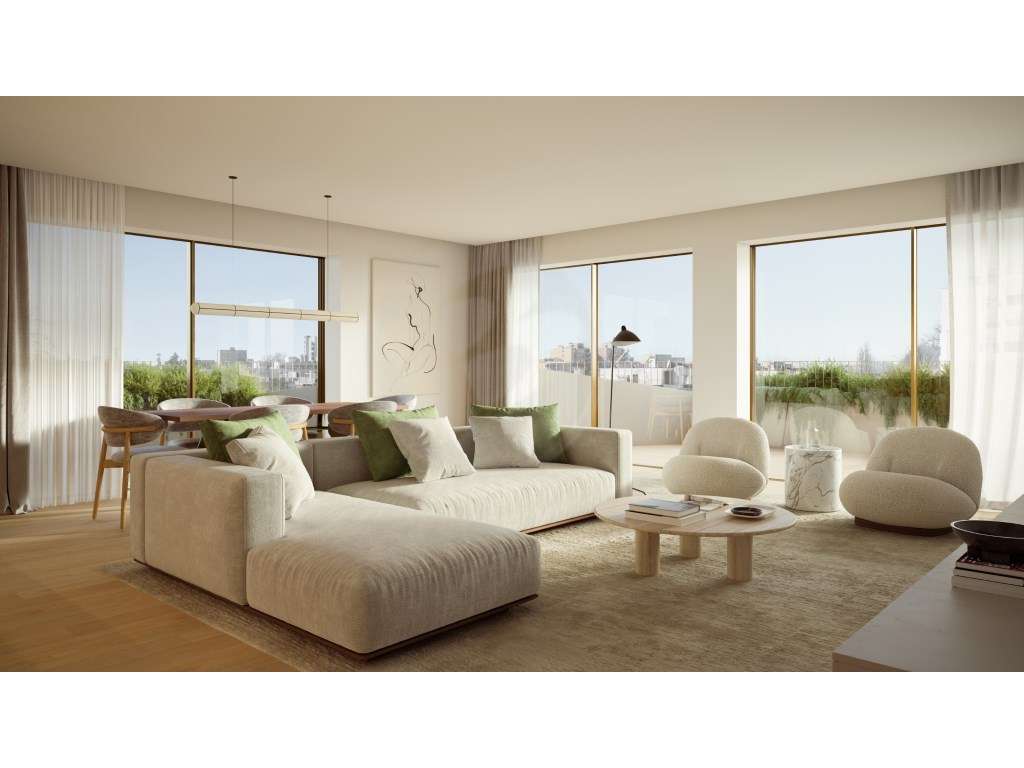 T4 Duplex em Empreendimento de Luxo em Zona Nobre do Porto - Grande imagem: 2/20