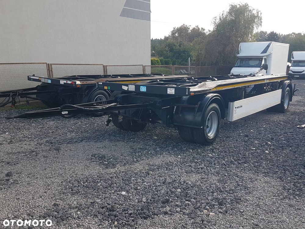 Wielton PS-2 PRZYCZEPA POD KONTENERY DO HAKOWCA 2-OSIE BLIŹNIAKI HUFFERMANN ZASŁAW SKIBICKI - 2