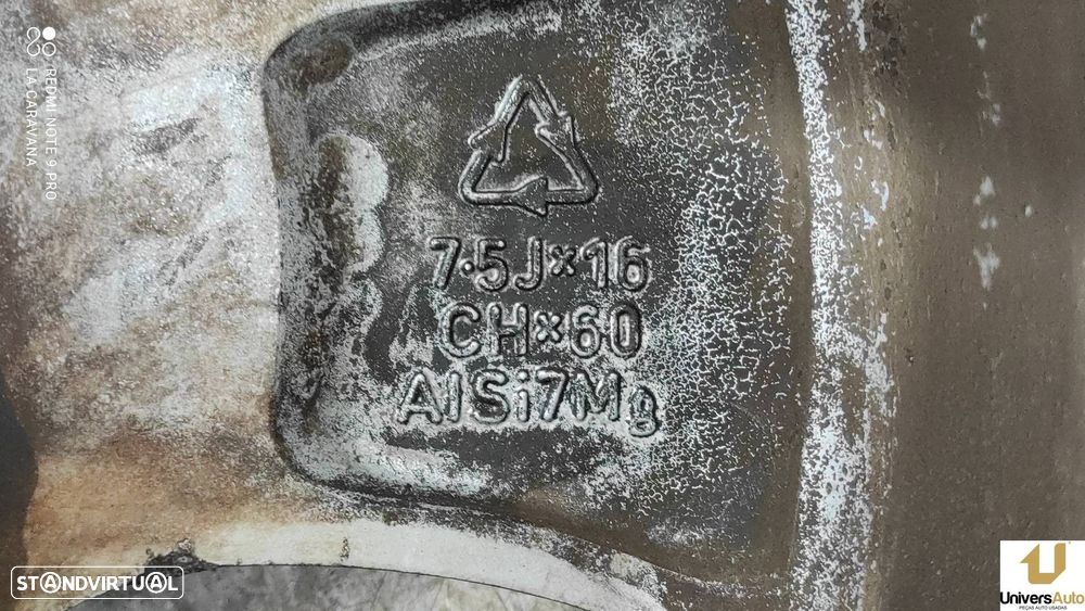 JOGO JANTES JAGUAR S-TYPE 2001 -7.5JX16CHX60 - 1