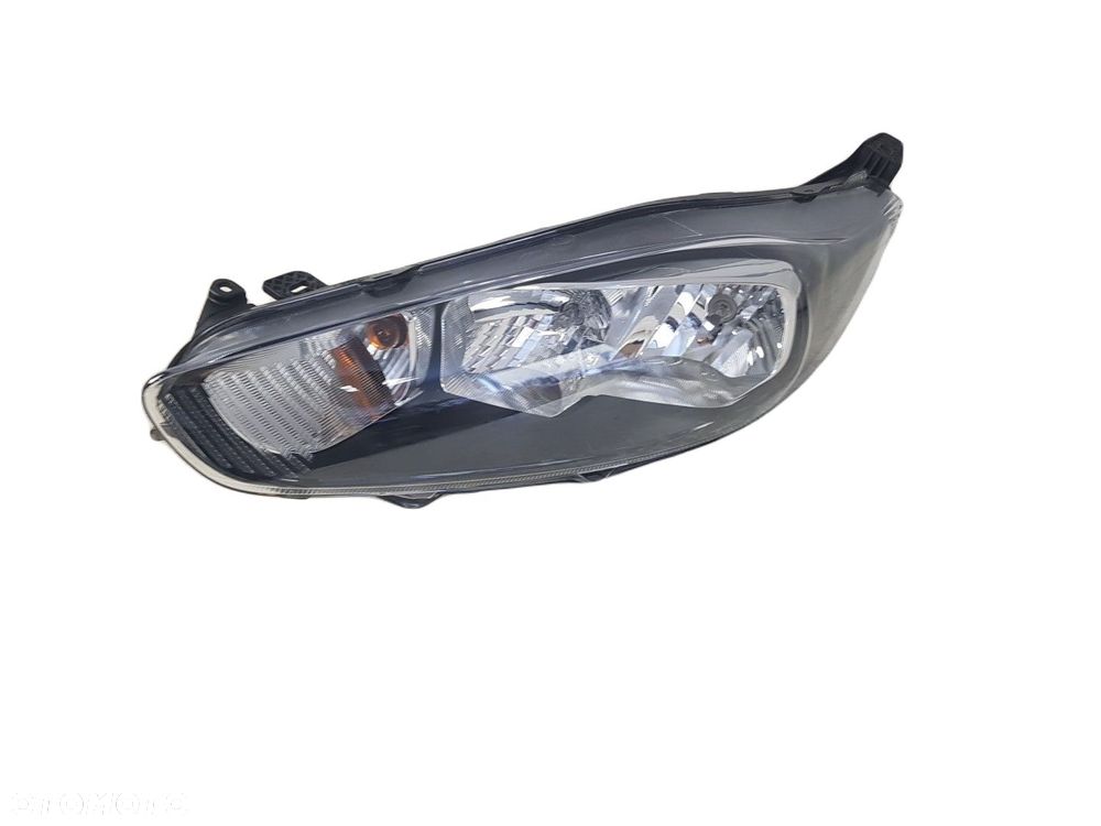 LAMPA LEWA PRZEDNIA PRZÓD CIEMNA CZARNA REFLEKTOR FORD FIESTA MK7 LIFT 13- EUROPA OEM C1BB-13W030-AD
