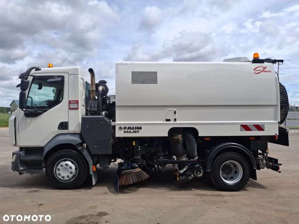 Renault D16 Midlum Zamiatarka FAUN Karcher Listwa Wysokiego Ciśnienia Euro 6 PM10 2 Silniki 2650 MTH Szczotki L/R Rura Do Liści - 12