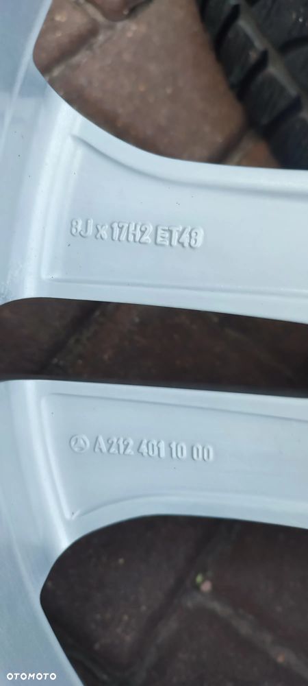 Felgi Aluminiowe Oryg. Mercedes E-Clasa W212 17 Cali 5x112 8jx18 Et48 Ø66,6mm Czujniki Ciśnienia Tpms Bdb !! Starogard Gdański - 14
