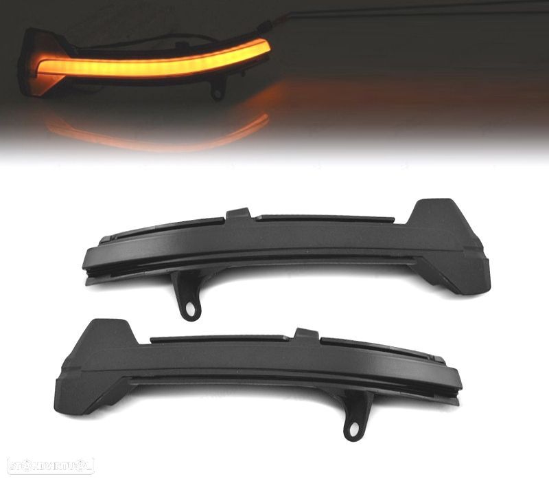 PISCAS DE ESPELHO RETROVISOR BMW F10 F11 F07 F12 F13 F06 F01 12-18 ESCURECIDOS - 1