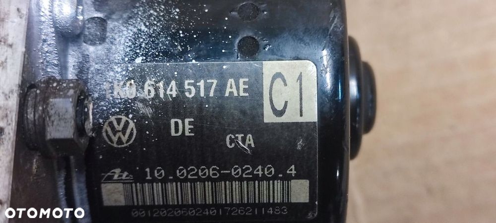 JETTA V GOLF V TOURAN CADDY III POMPA HAMULCOWA ABS STEROWNIK 379AC 517AE - 2