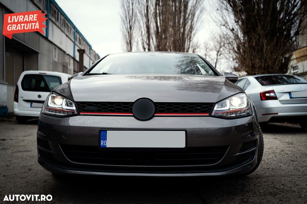 Faruri 3D LED VW Golf 7 VII (2012-2017) R20 GTI Design Semnal Dinamic LED- livrare gratuita - 15