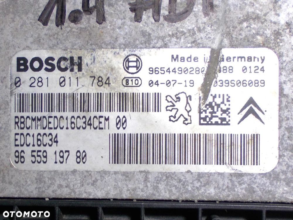 Peugeot 206 zestaw startowy 1.4 HDI - 3