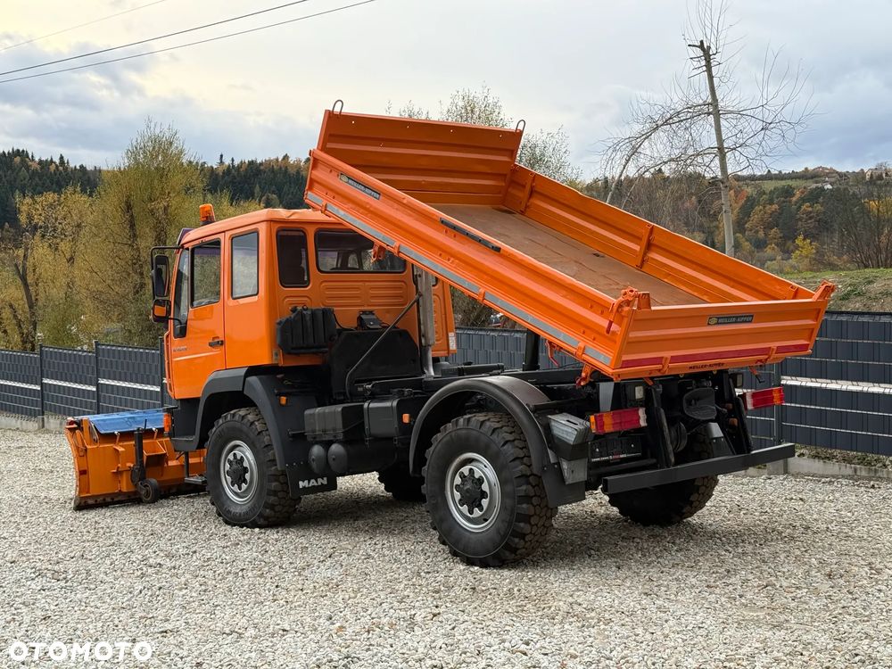 MAN * MAN 10-220 * Kiper Wywrotka Meiller * 4x4 * Zimowe Utrzymanie * Unimog * - 16