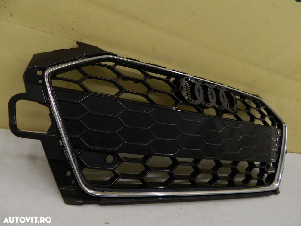 Grila radiator Audi A4 B9 facelift S-Line, 2020, 2021, 2022, 2023, 2024, cod origine 8W0853651EB. - 4